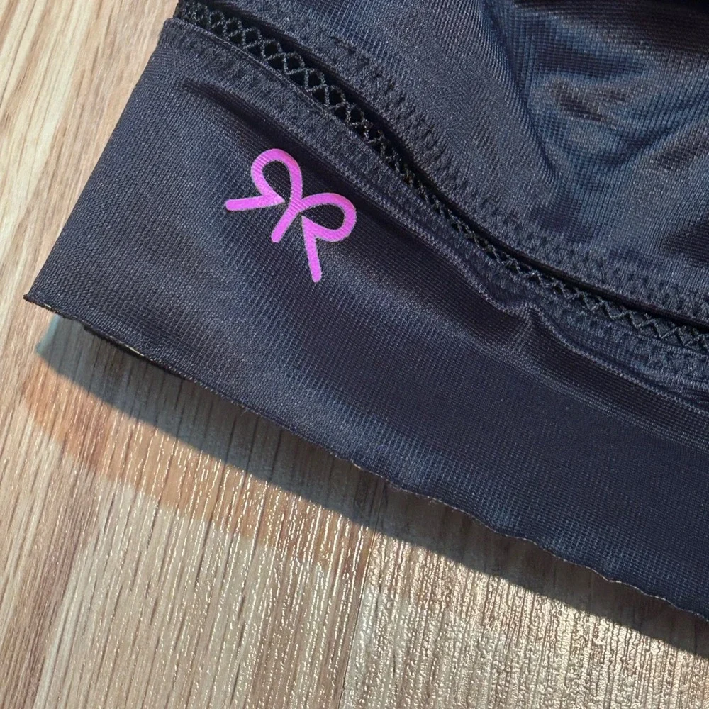 Ruby Ribbon‎ Black Demiette Wire Free Camisole Bralette Style 1899 Size 34